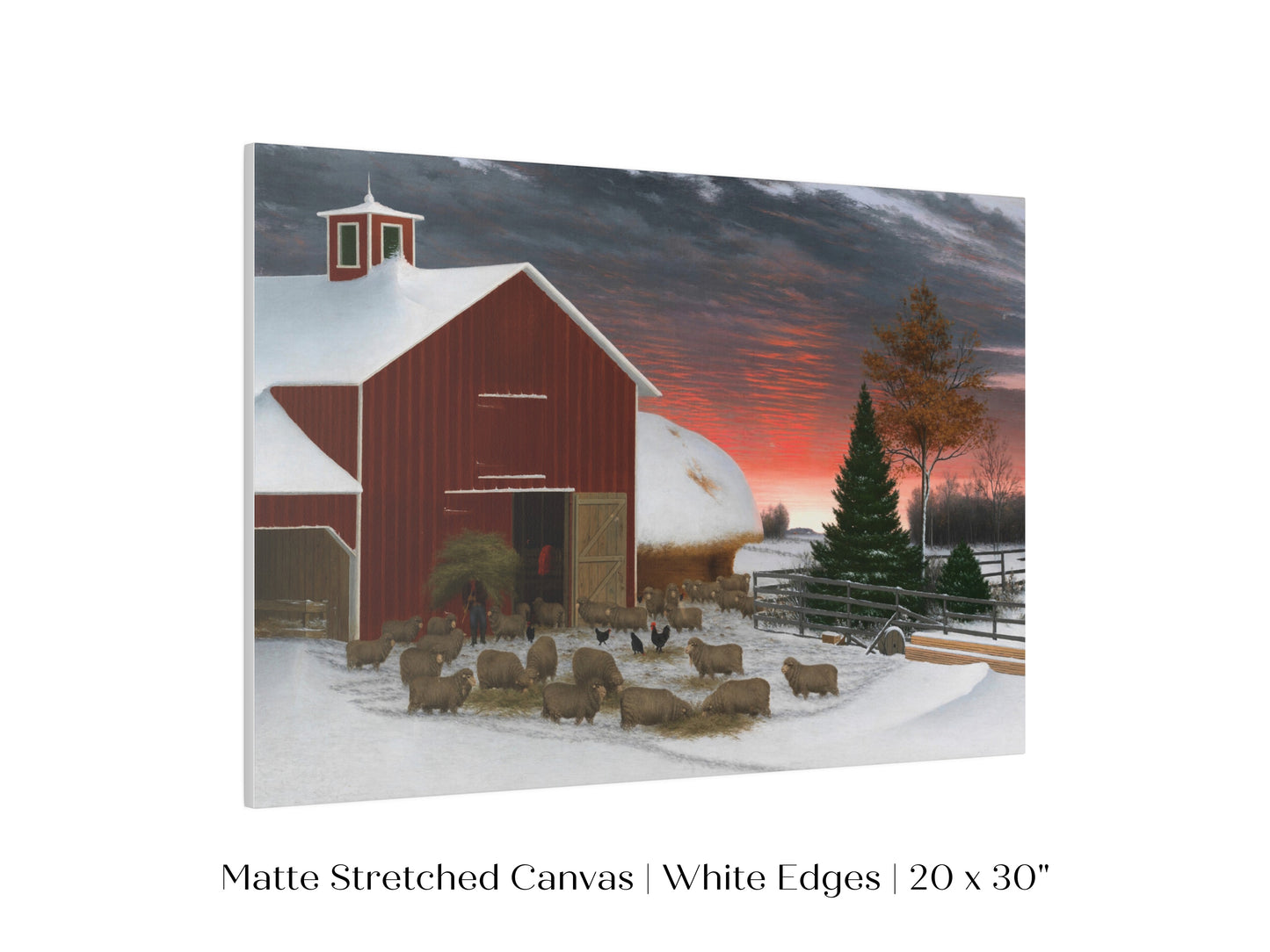 Barnyard in Winter | P240