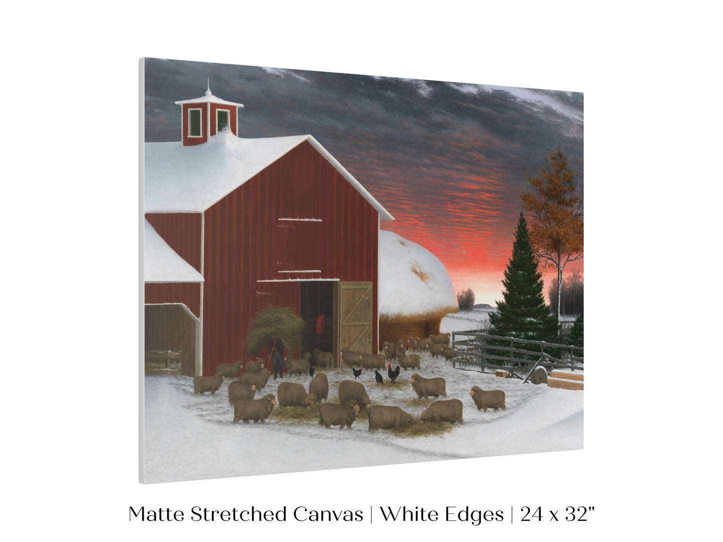 Barnyard in Winter | P240