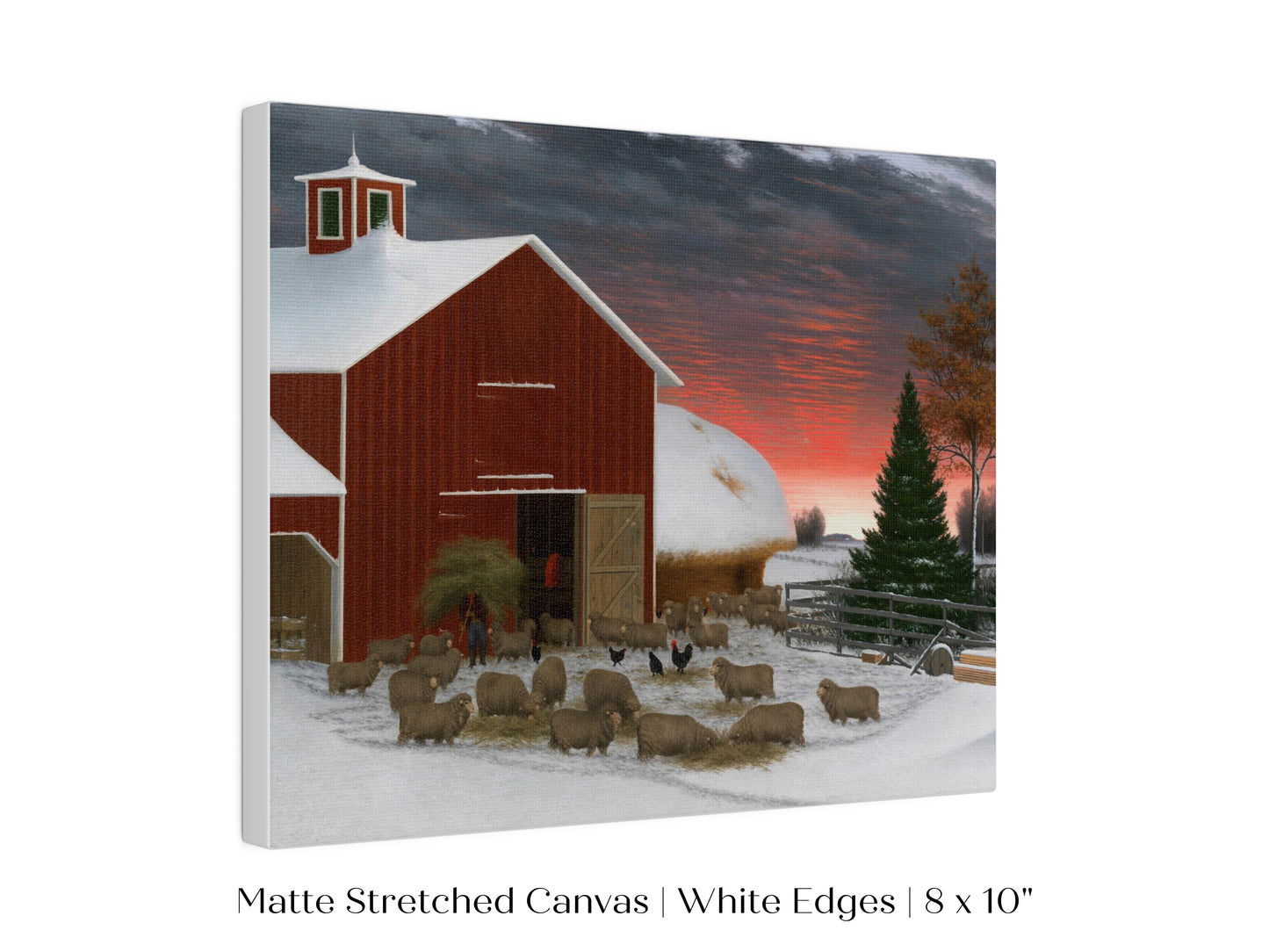 Barnyard in Winter | P240