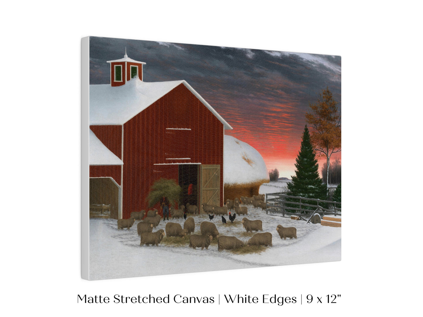 Barnyard in Winter | P240