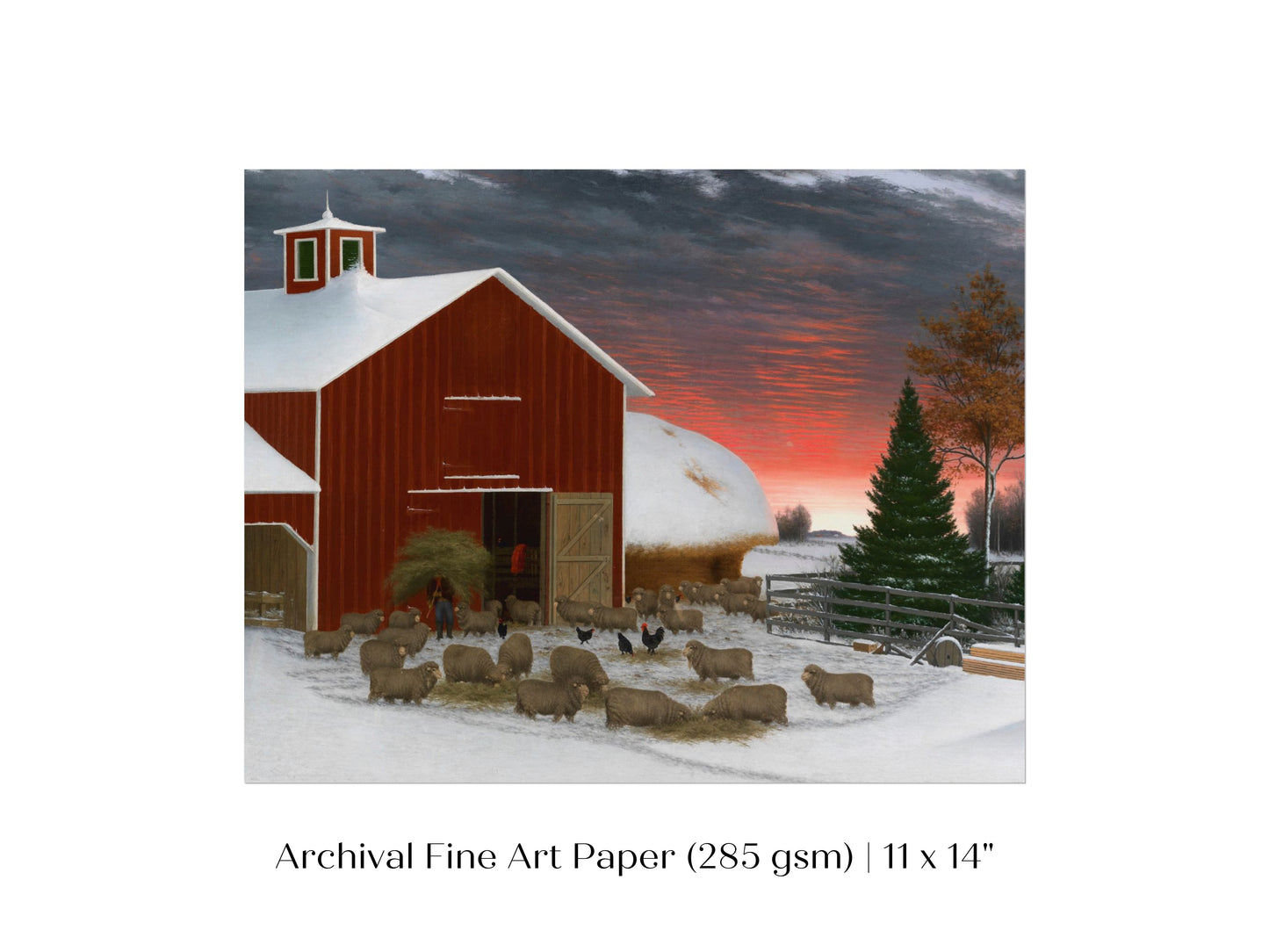 Barnyard in Winter | P240