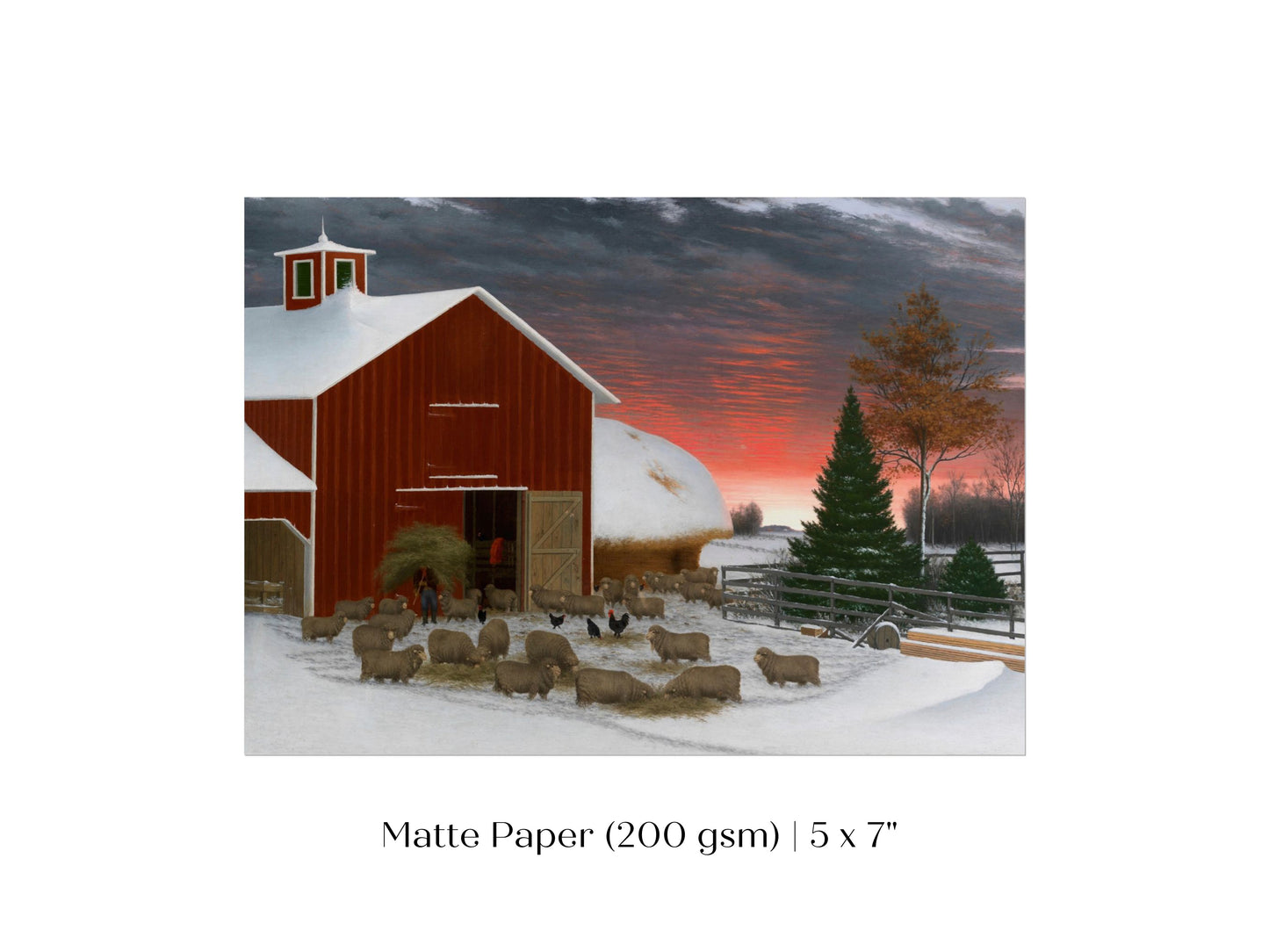 Barnyard in Winter | P240