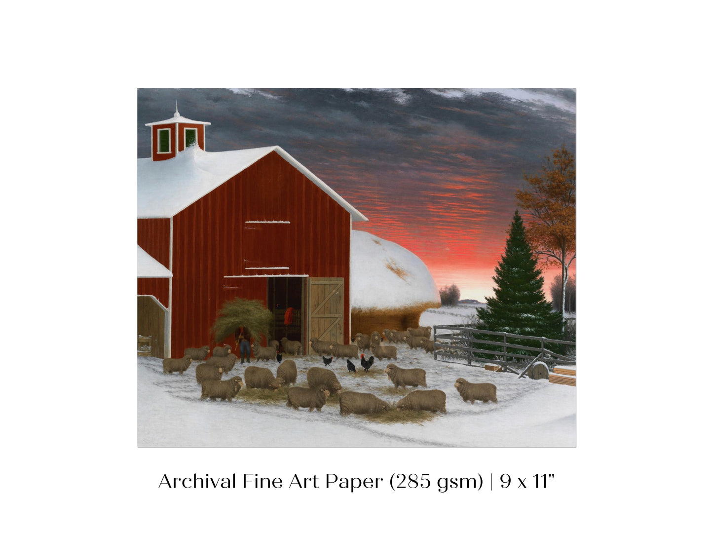 Barnyard in Winter | P240