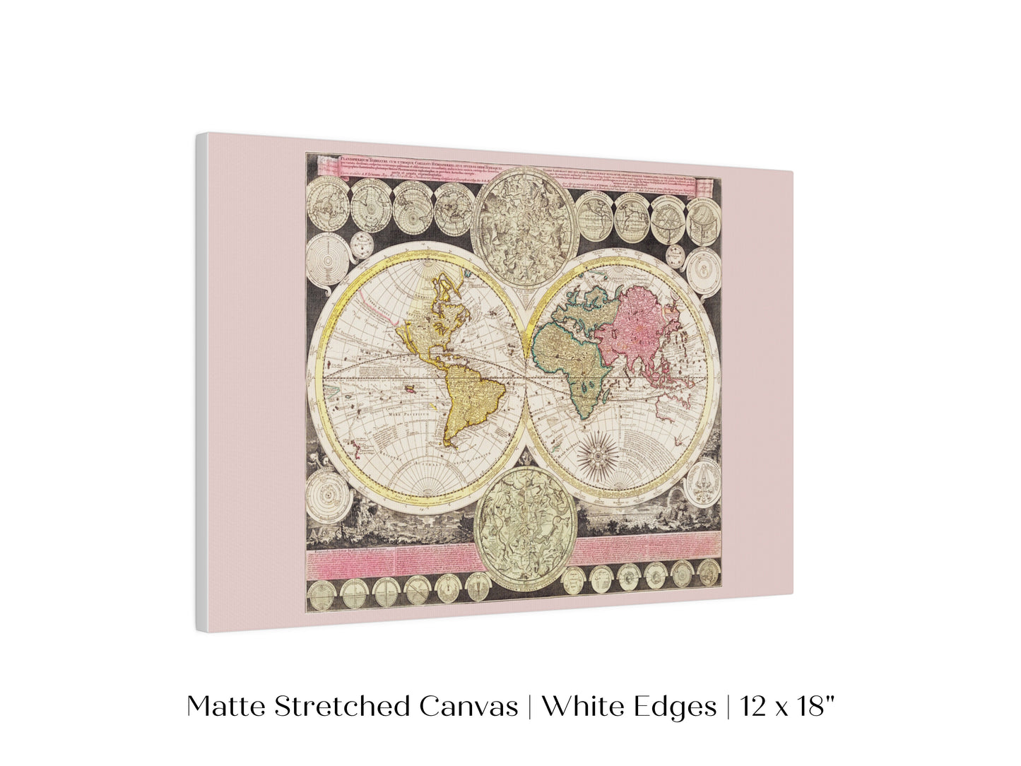 Vintage World Map | P162