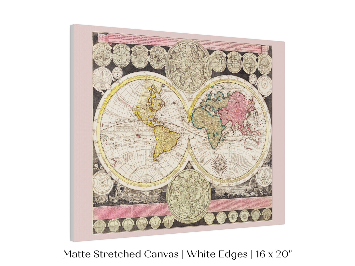 Vintage World Map | P162