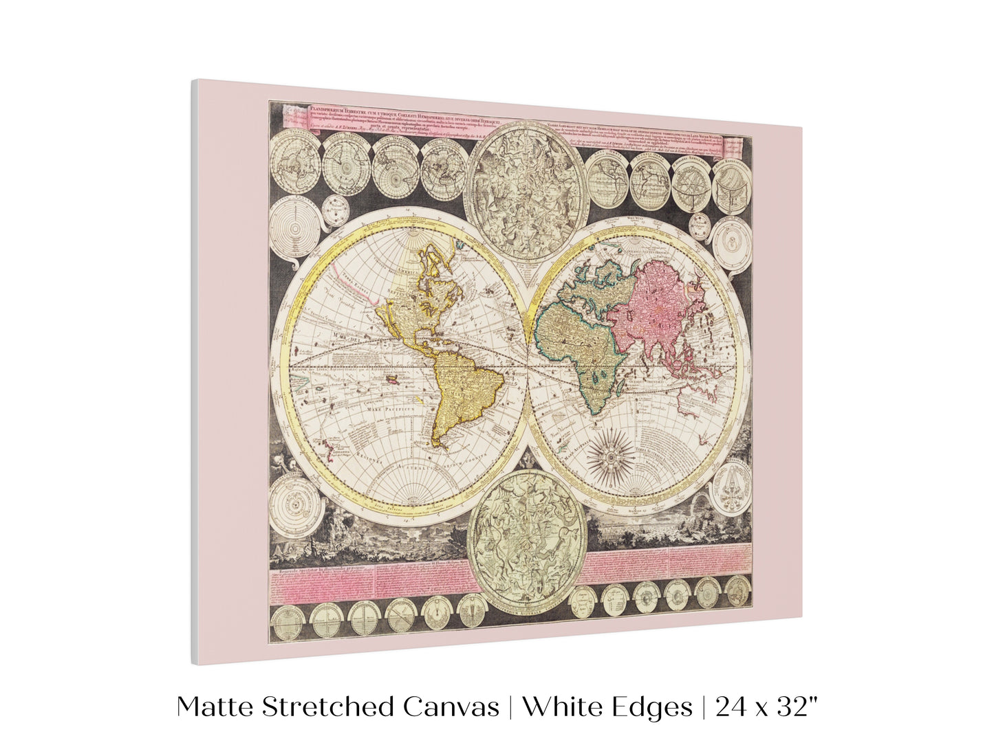 Vintage World Map | P162