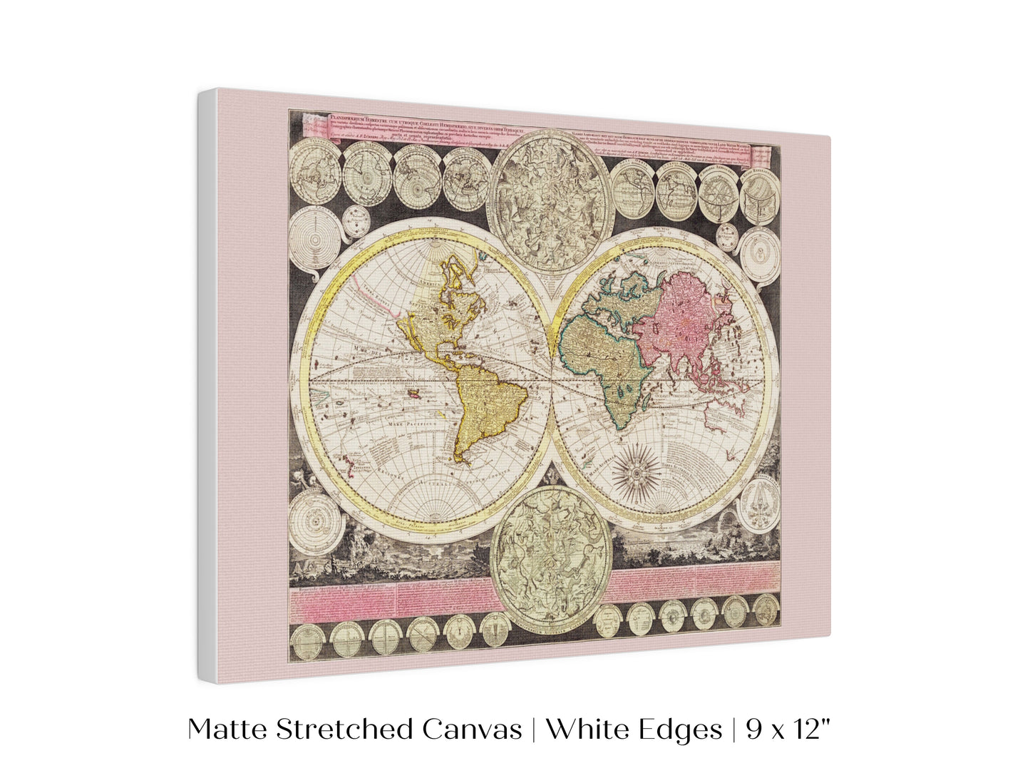 Vintage World Map | P162