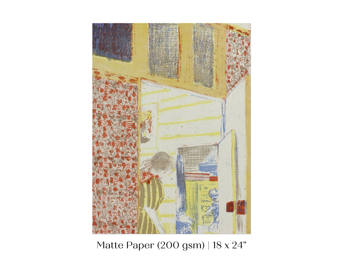 Interior with Pink Wallpaper | P259