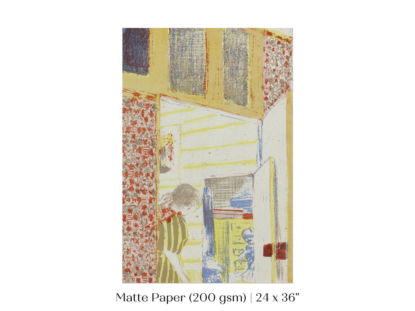 Interior with Pink Wallpaper | P259