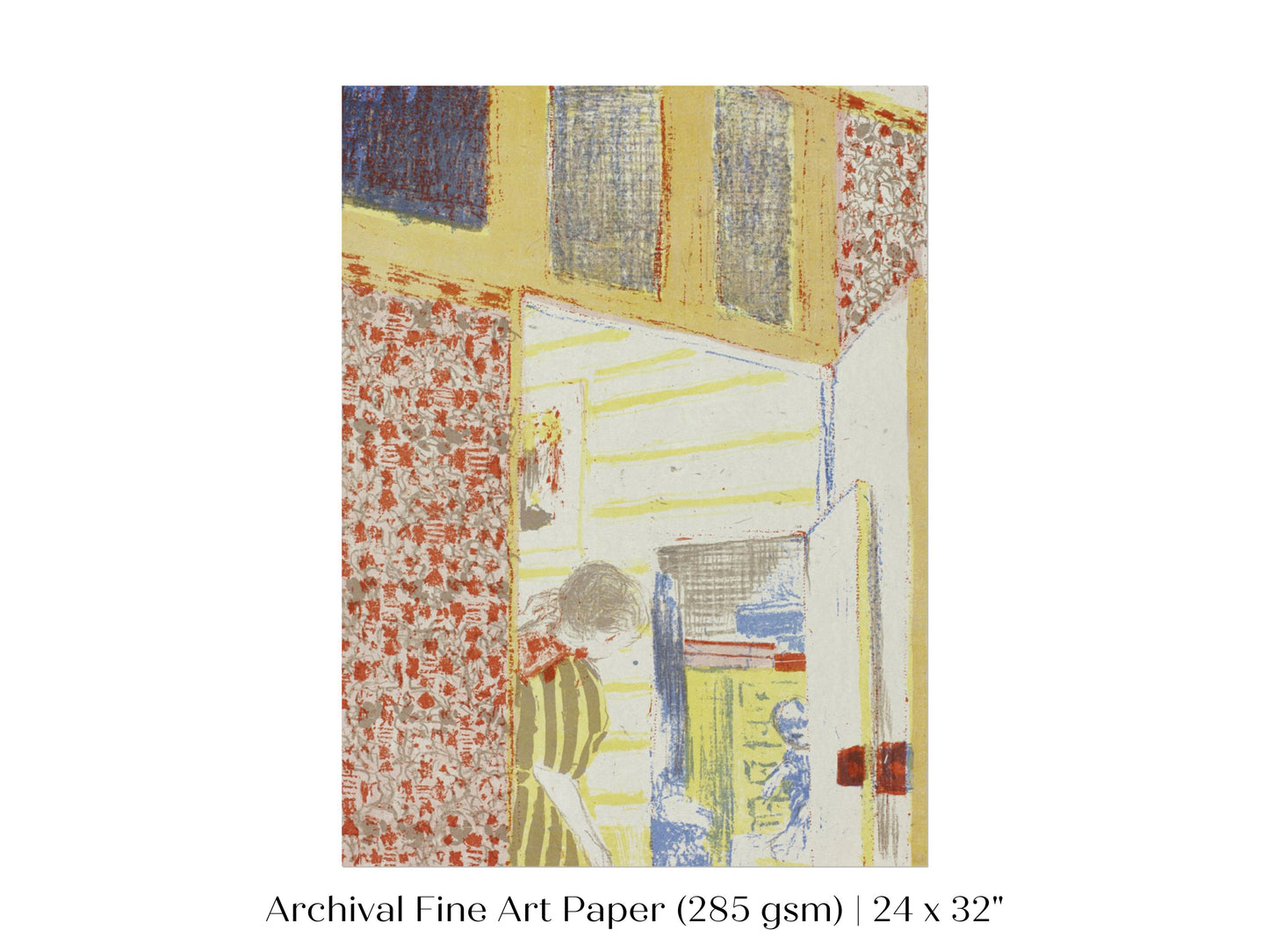 Interior with Pink Wallpaper | P259