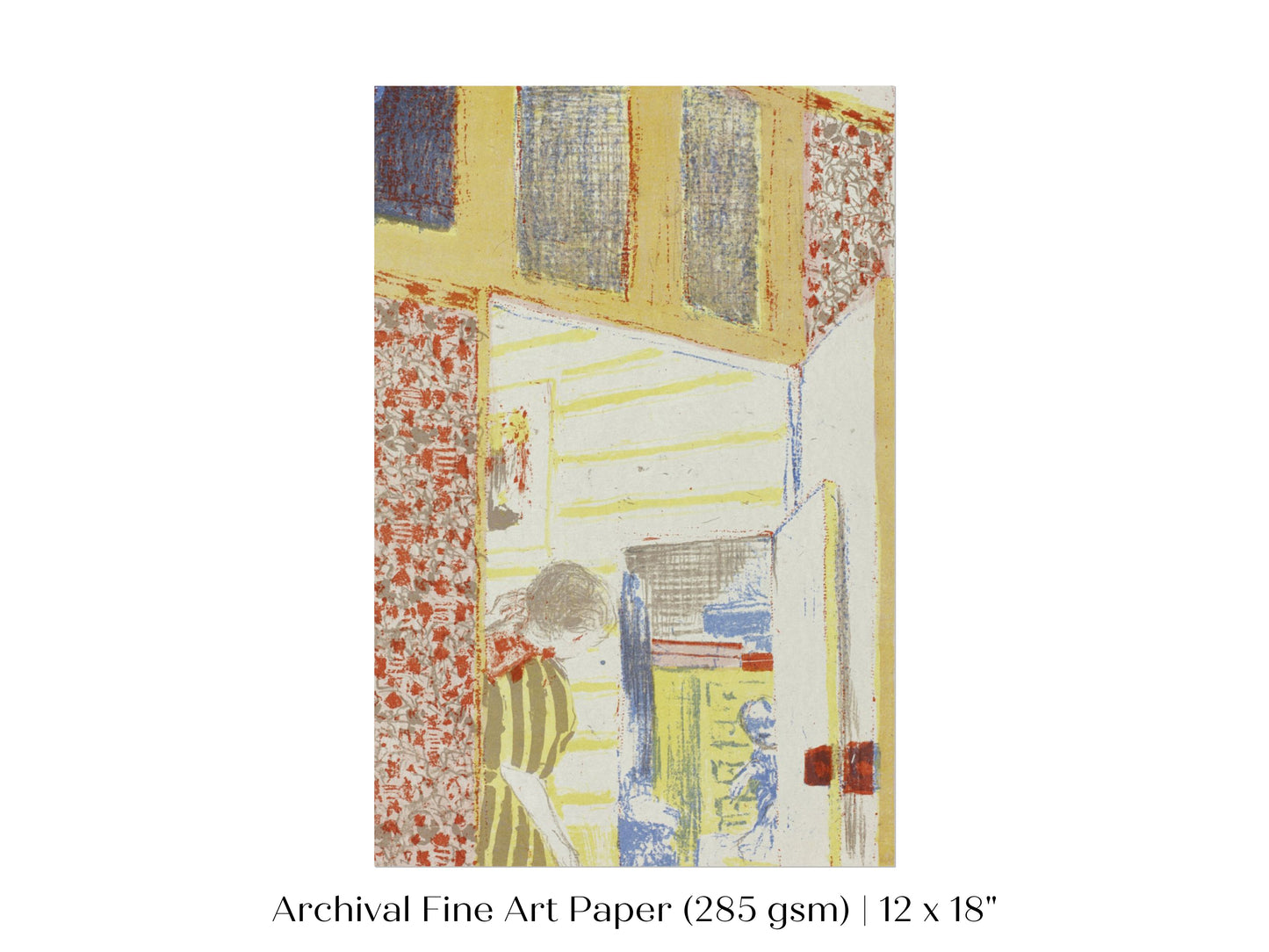 Interior with Pink Wallpaper | P259