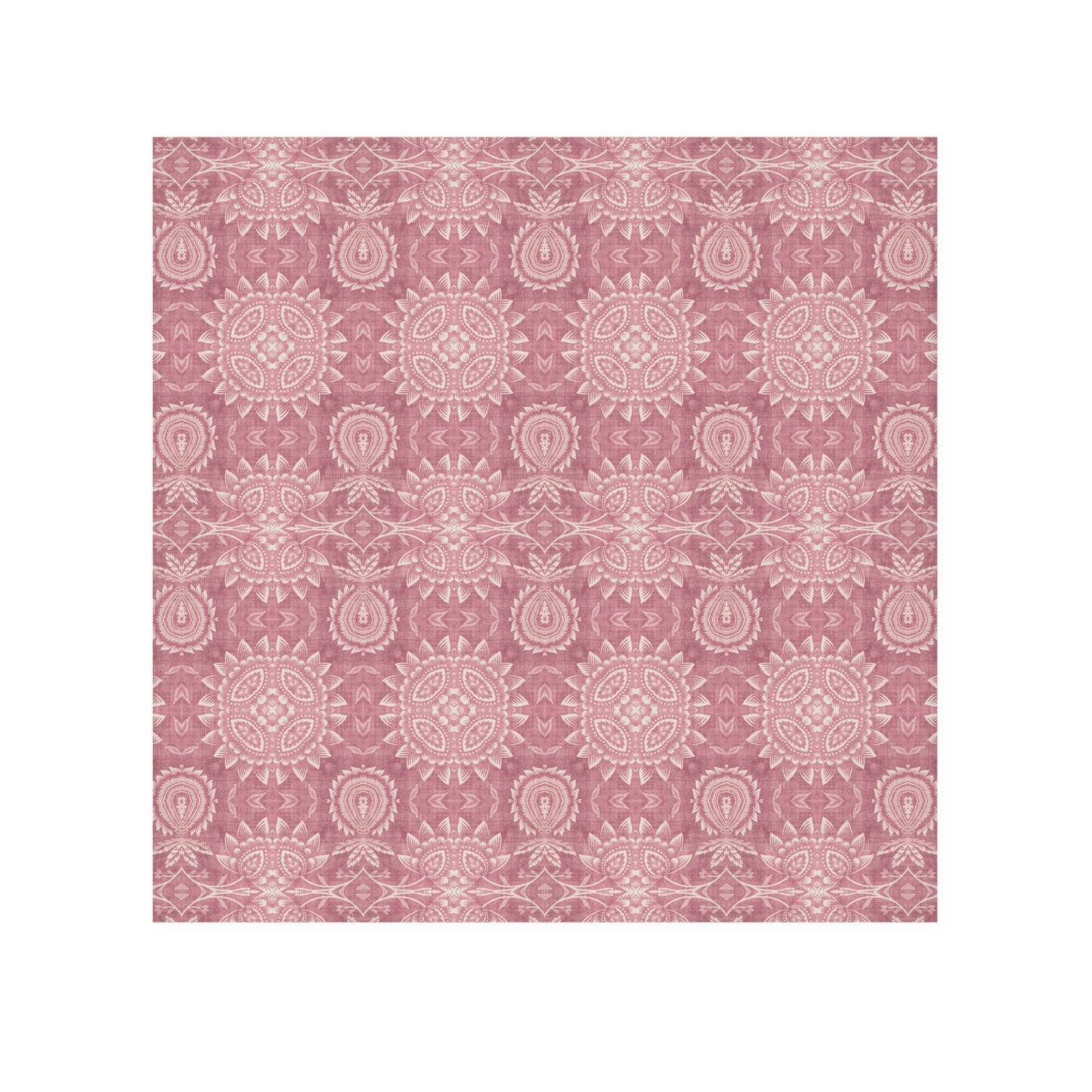 Paloma Flowers and Pineapples in Dusky Rose Pink | Face Towel
