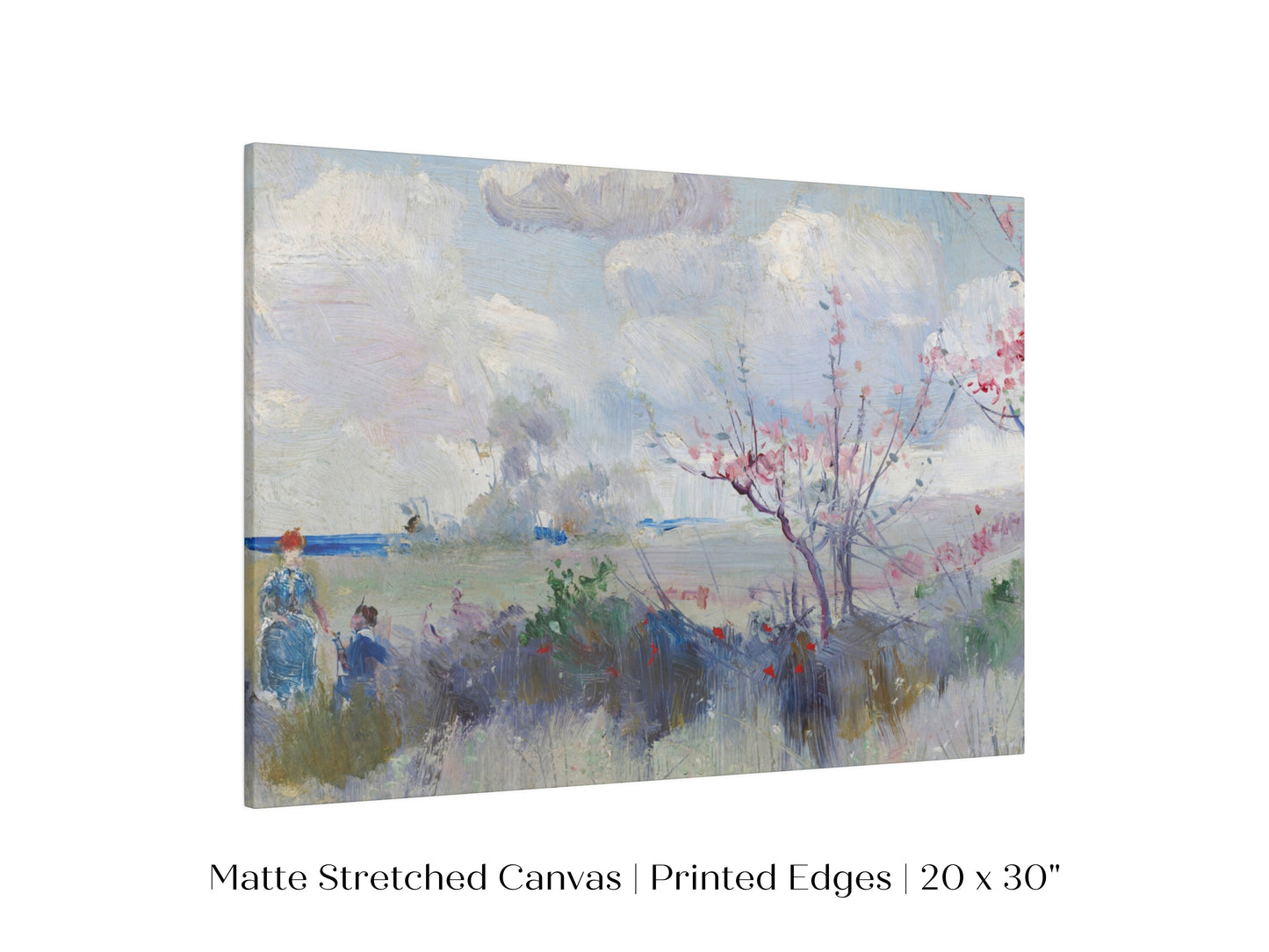 Landscape with Blossom and Clouds | P554