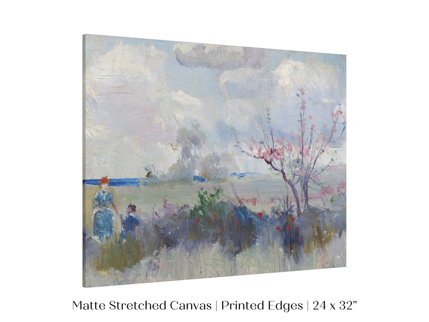 Landscape with Blossom and Clouds | P554