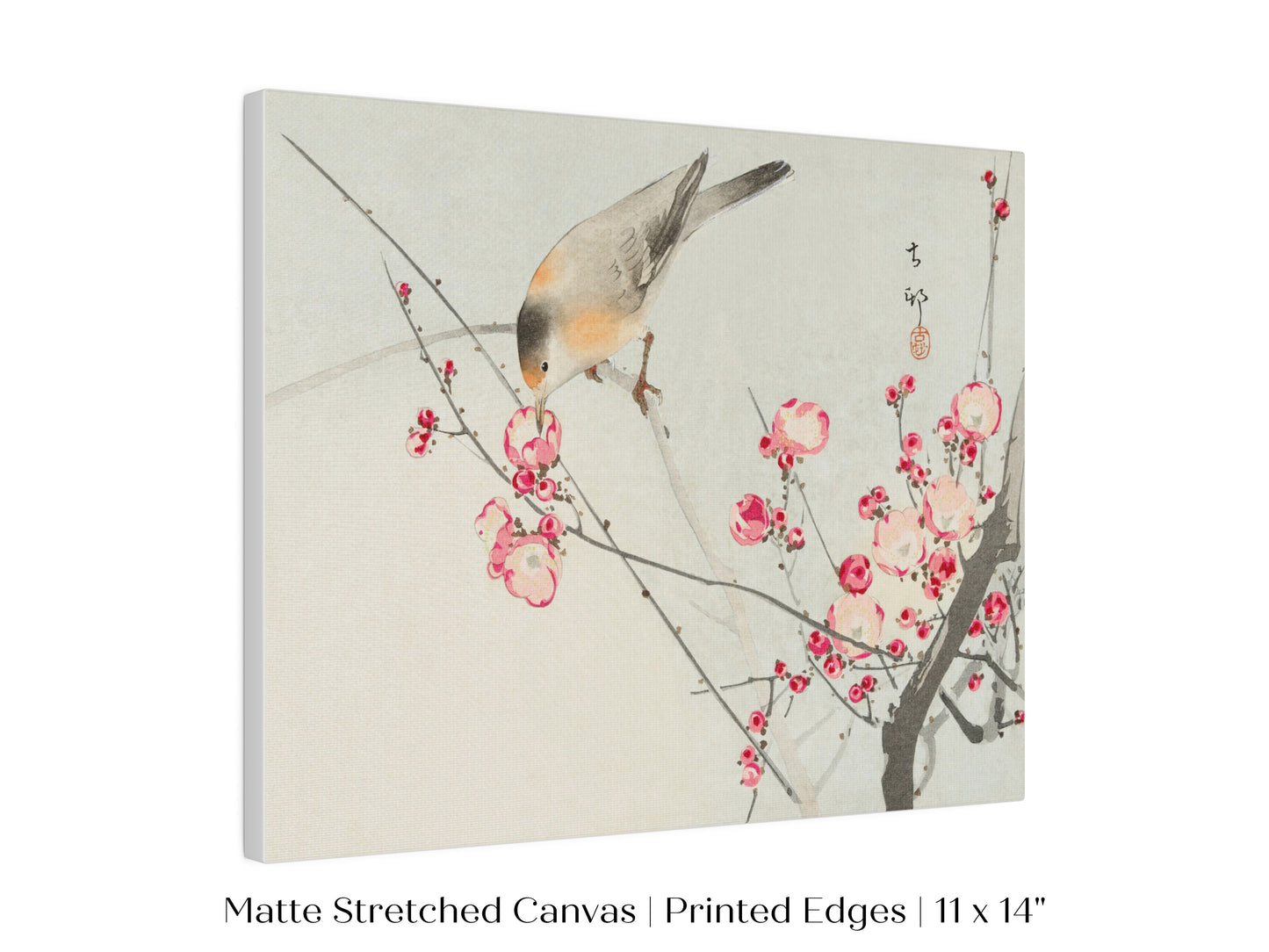 Songbird on Blossom Branch | P147