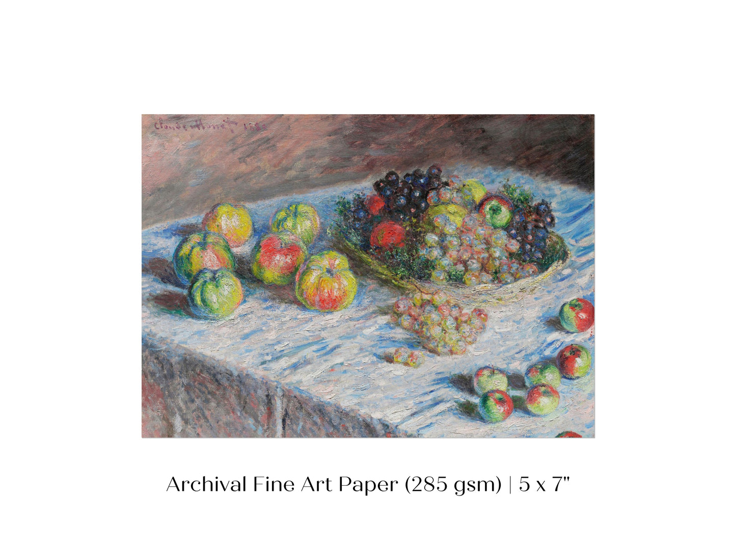 Still Life with Apples and Grapes | P44