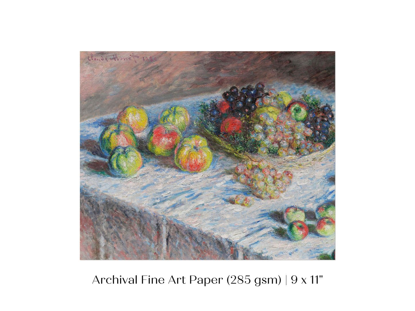 Still Life with Apples and Grapes | P44