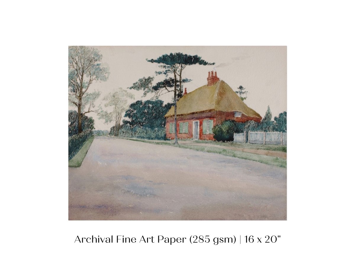 A Road in Dorset | P498 - Single Art Prints - Piccolo Fiore Prints