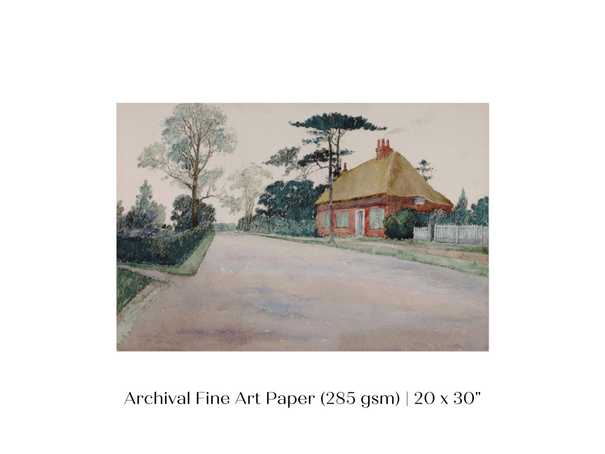 A Road in Dorset | P498 - Single Art Prints - Piccolo Fiore Prints
