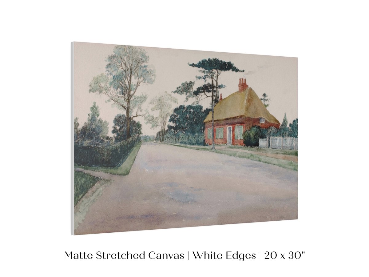 A Road in Dorset | P498 - Single Art Prints - Piccolo Fiore Prints