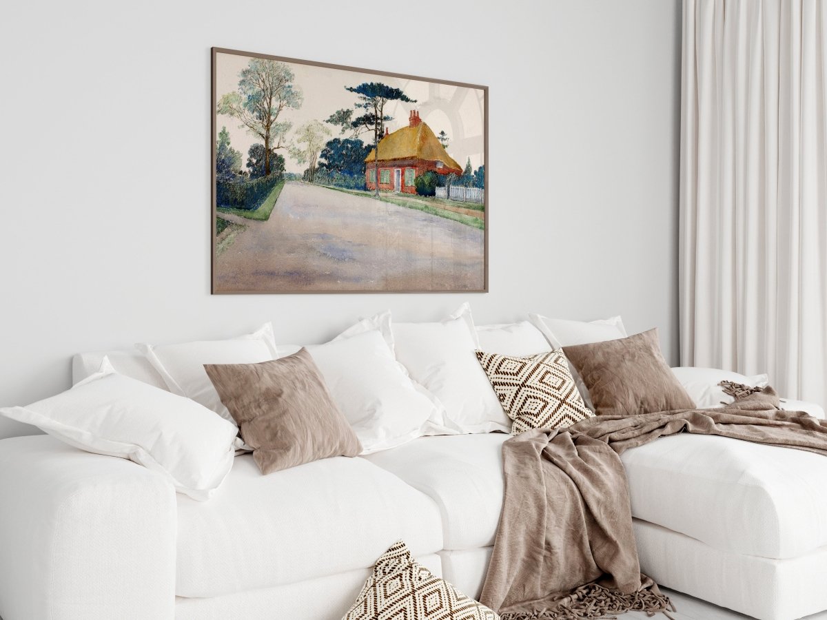 A Road in Dorset | P498 - Single Art Prints - Piccolo Fiore Prints