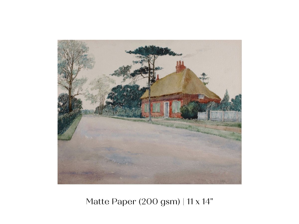 A Road in Dorset | P498 - Single Art Prints - Piccolo Fiore Prints