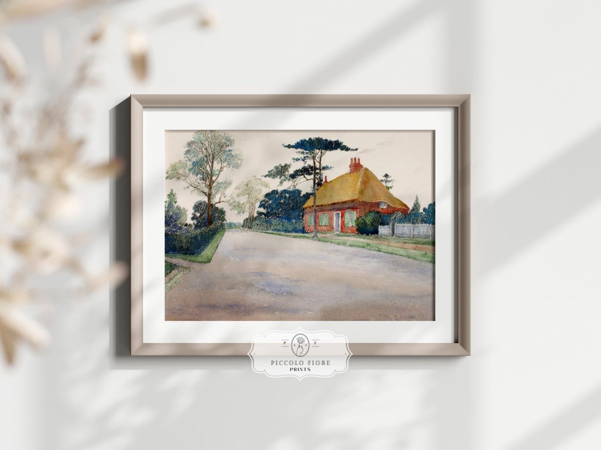 A Road in Dorset | P498 - Single Art Prints - Piccolo Fiore Prints