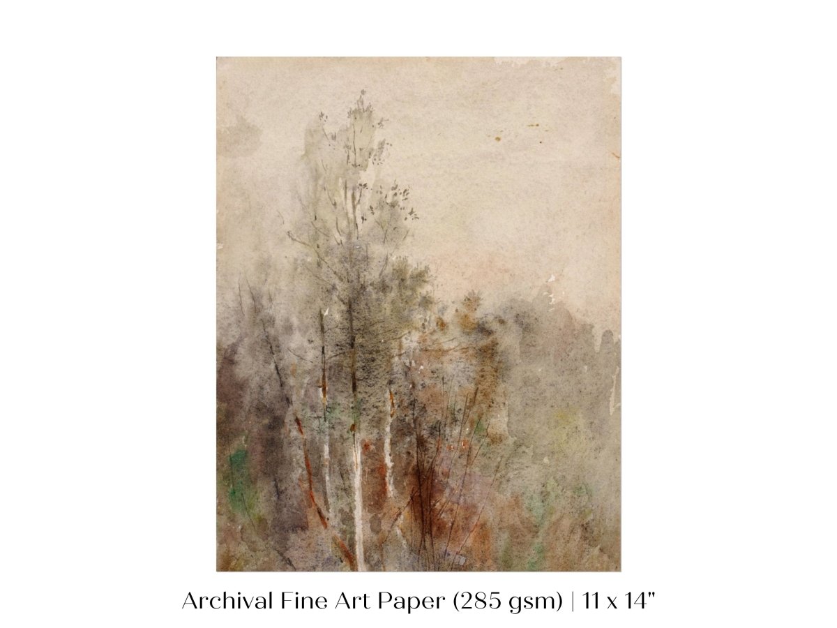 A Tree Study | P246 - Single Art Prints - Piccolo Fiore Prints