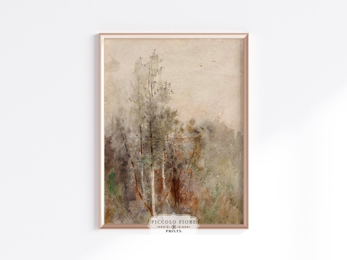 A Tree Study | P246 - Single Art Prints - Piccolo Fiore Prints
