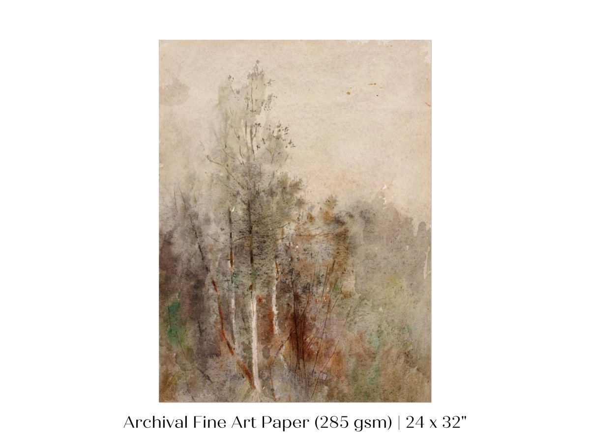 A Tree Study | P246 - Single Art Prints - Piccolo Fiore Prints