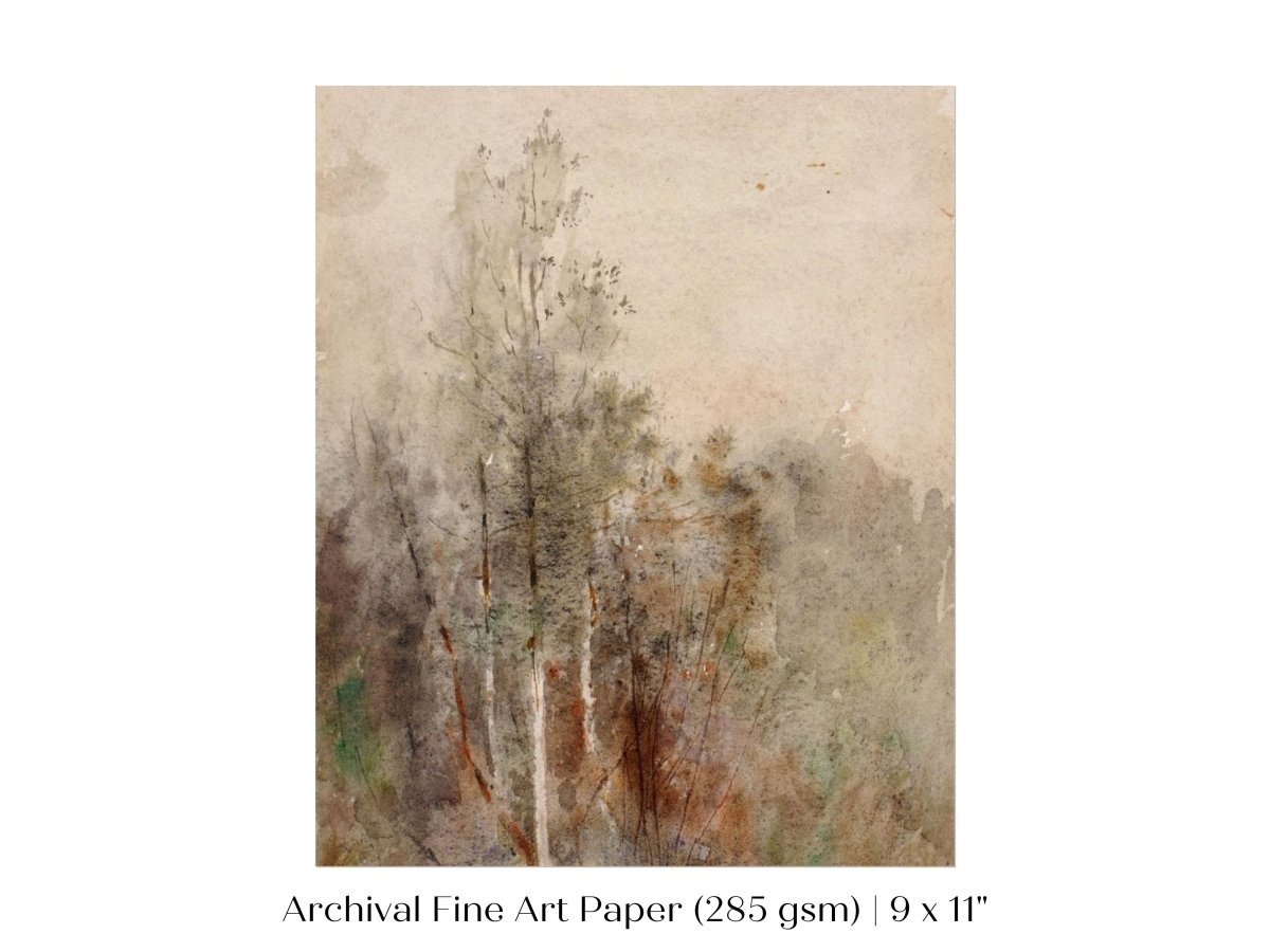 A Tree Study | P246 - Single Art Prints - Piccolo Fiore Prints