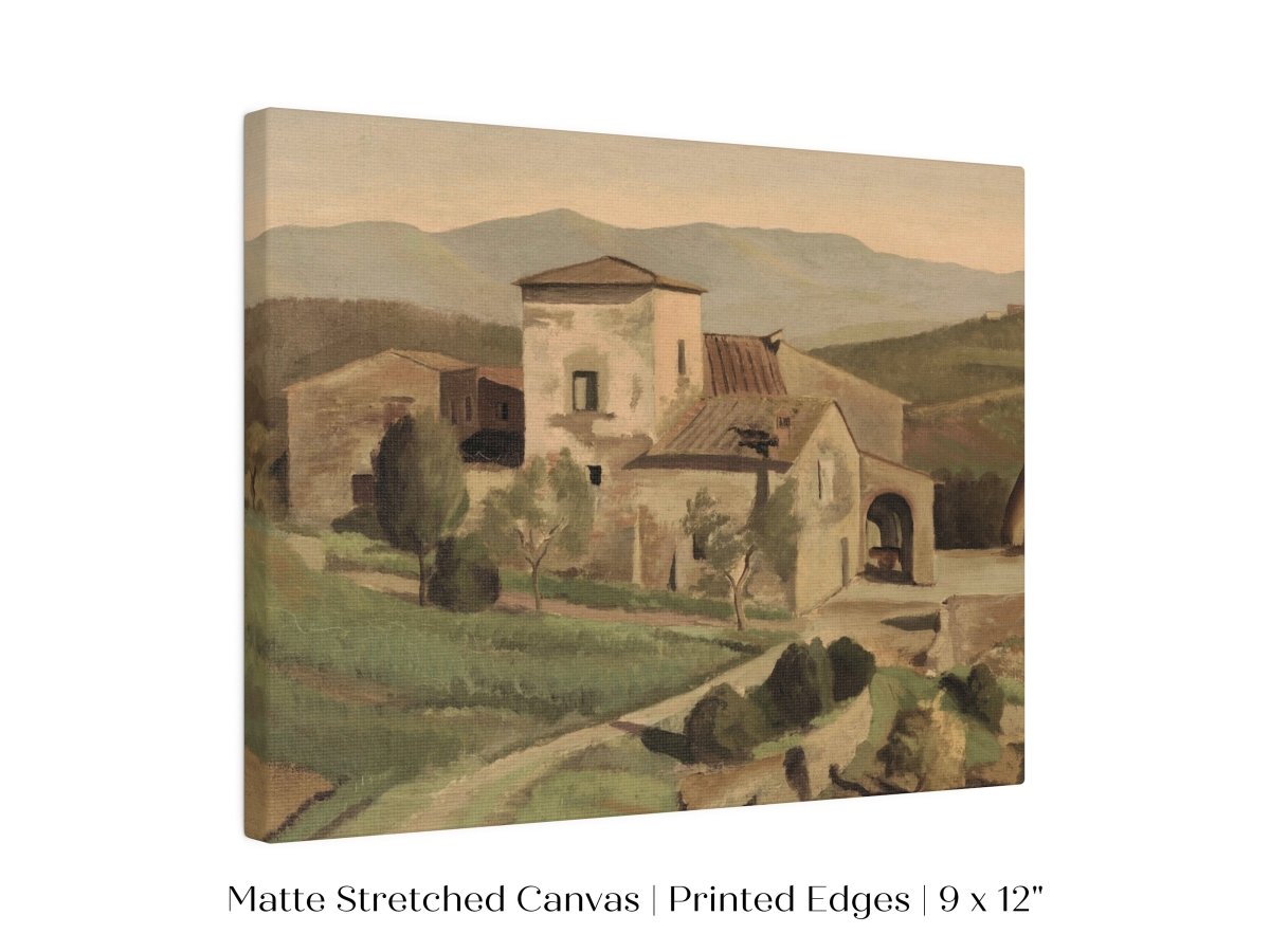 A Tuscan Farm | P377 - Single Art Prints - Piccolo Fiore Prints