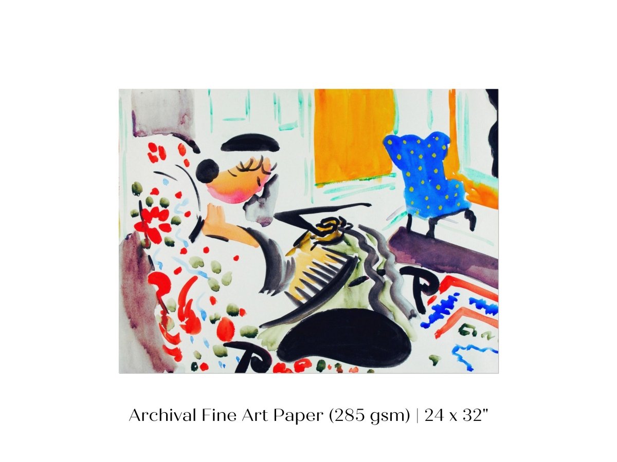 Abstract Interior | P591 - Single Art Prints - Piccolo Fiore Prints