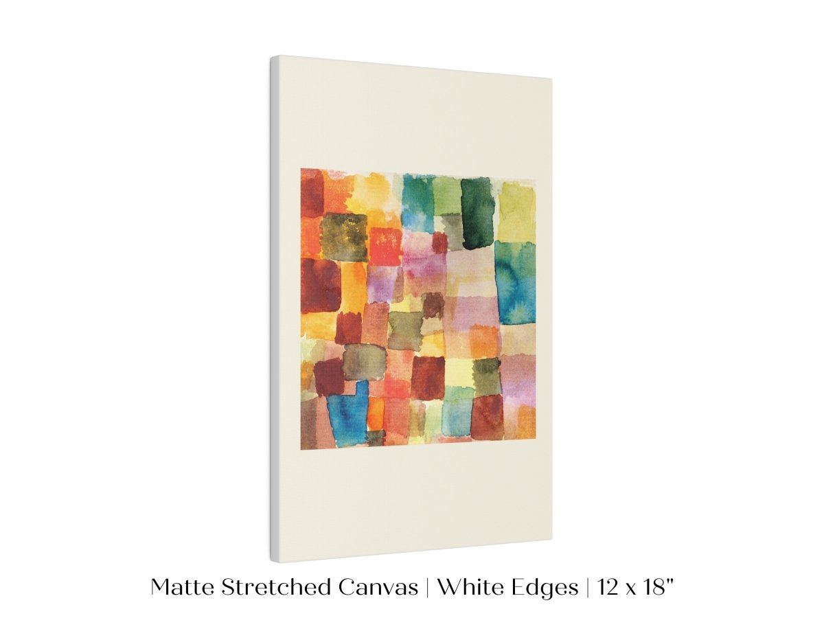 Abstract Watercolour Squares | Paul Klee | P31 - Single Art Prints - Piccolo Fiore Prints