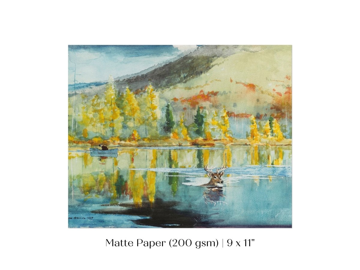 An October Day | P58 - Single Art Prints - Piccolo Fiore Prints