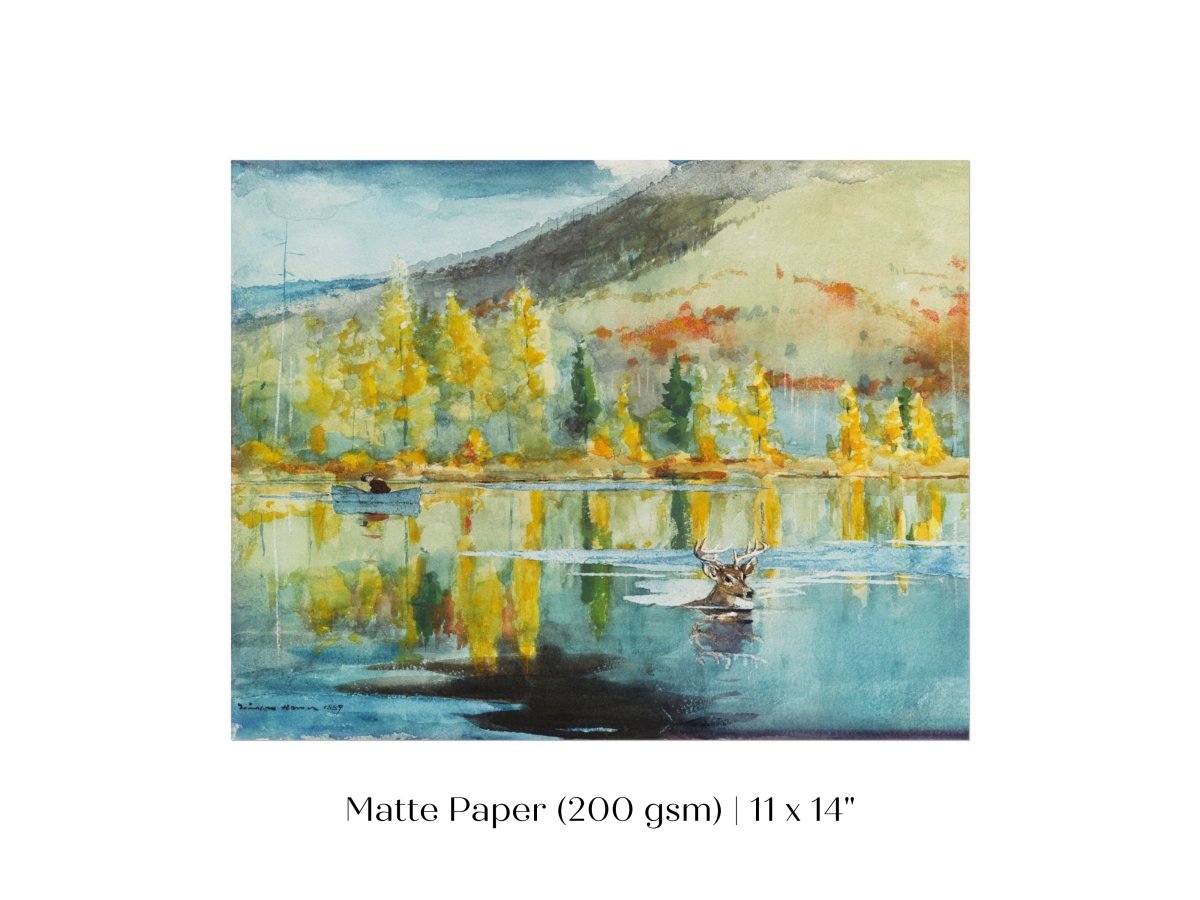 An October Day | P58 - Single Art Prints - Piccolo Fiore Prints