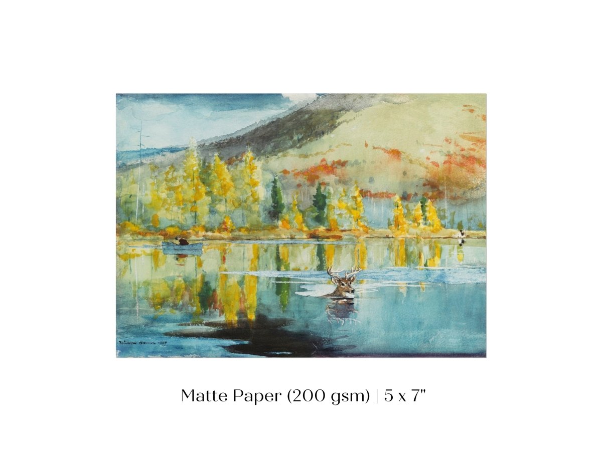 An October Day | P58 - Single Art Prints - Piccolo Fiore Prints