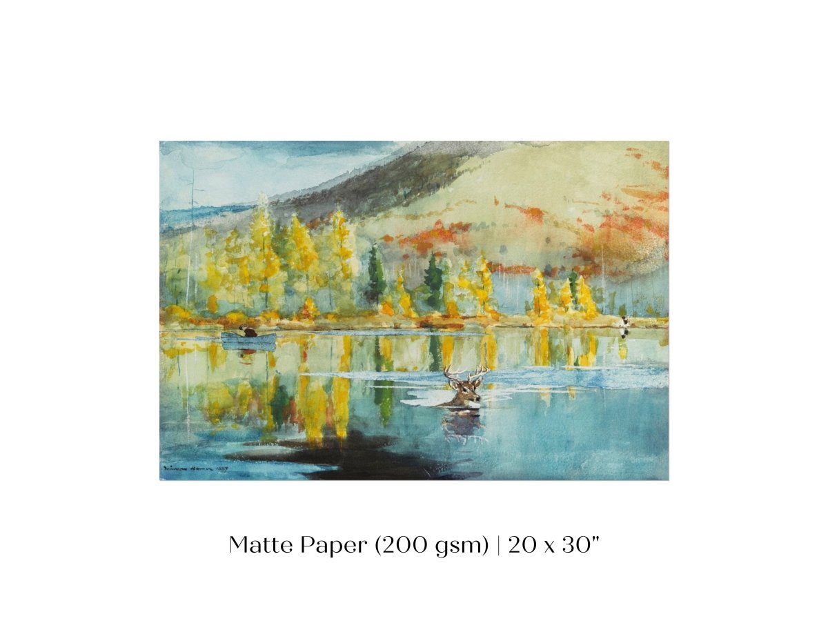 An October Day | P58 - Single Art Prints - Piccolo Fiore Prints