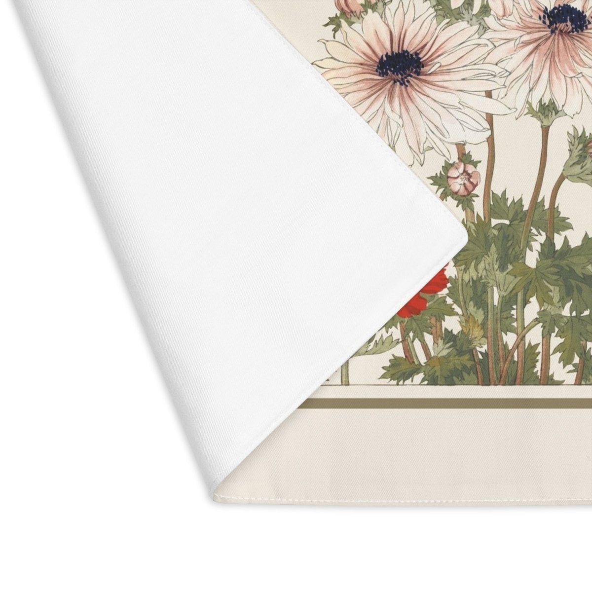 Anemone | Placemat - Cotton Twill Placemat - Piccolo Fiore Prints