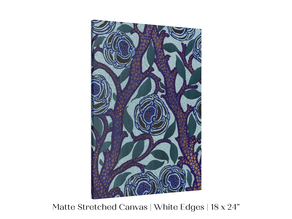 Art Deco Oriental Stencil Print | P210 - Single Art Prints - Piccolo Fiore Prints