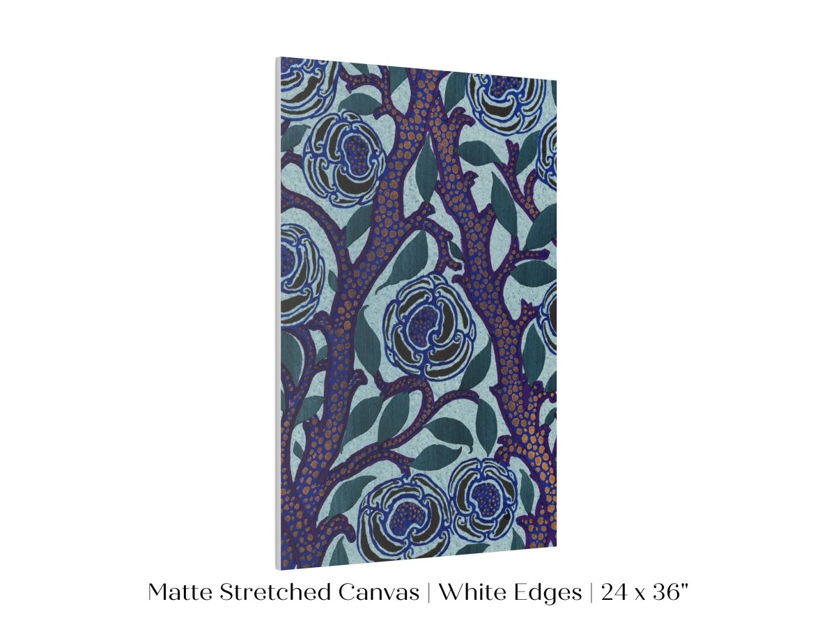 Art Deco Oriental Stencil Print | P210 - Single Art Prints - Piccolo Fiore Prints