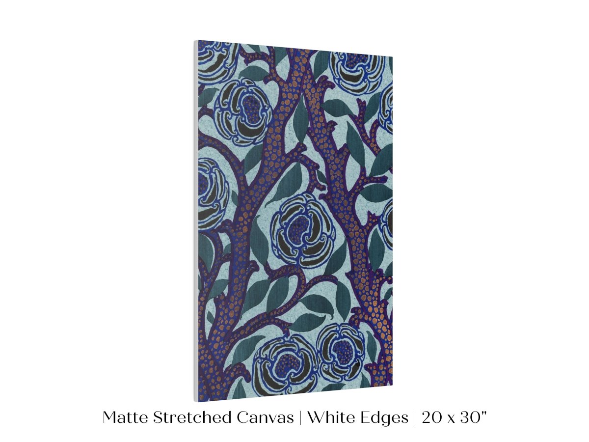 Art Deco Oriental Stencil Print | P210 - Single Art Prints - Piccolo Fiore Prints