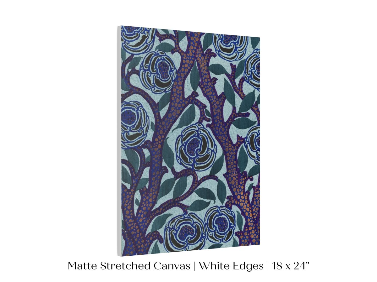 Art Deco Oriental Stencil Print | P210 - Single Art Prints - Piccolo Fiore Prints