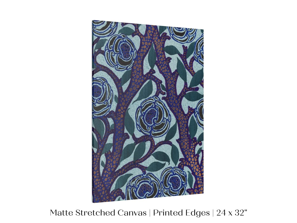 Art Deco Oriental Stencil Print | P210 - Single Art Prints - Piccolo Fiore Prints