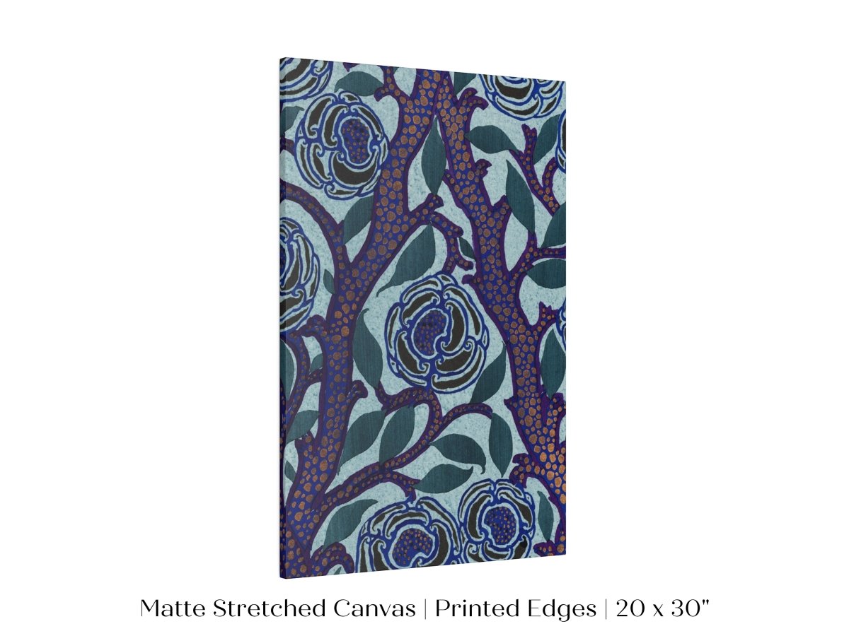 Art Deco Oriental Stencil Print | P210 - Single Art Prints - Piccolo Fiore Prints