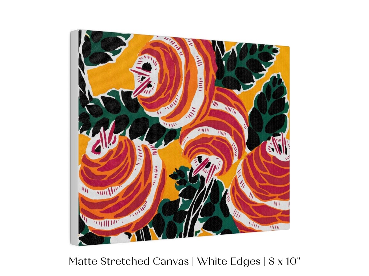 Art Nouveau Floral Stencil Print | Emile - Alain Séguy | P236 - Single Art Prints - Piccolo Fiore Prints