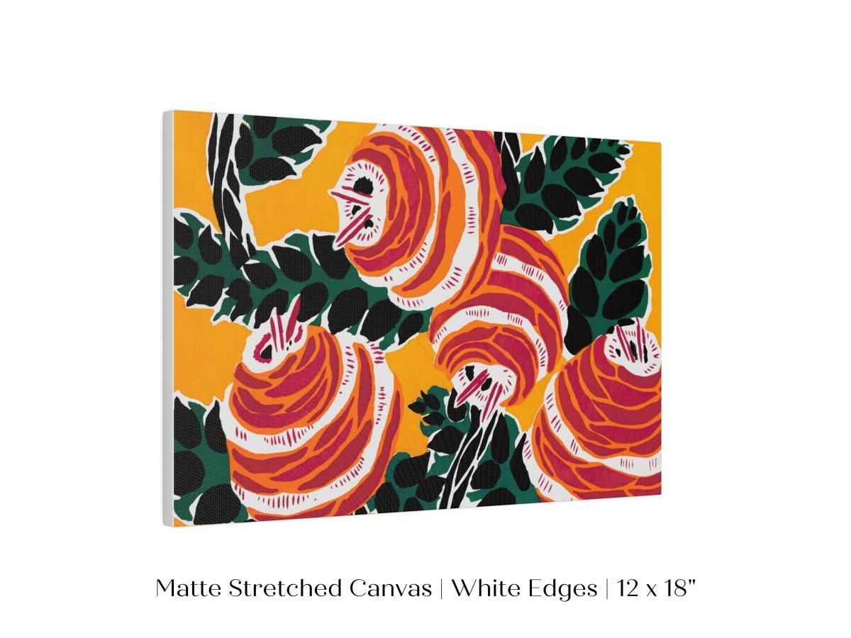 Art Nouveau Floral Stencil Print | Emile - Alain Séguy | P236 - Single Art Prints - Piccolo Fiore Prints