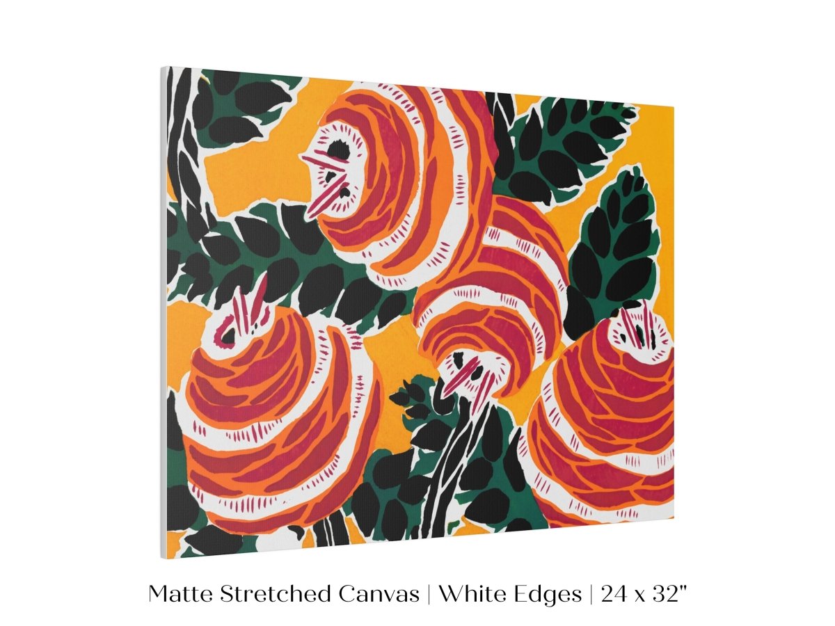 Art Nouveau Floral Stencil Print | Emile - Alain Séguy | P236 - Single Art Prints - Piccolo Fiore Prints