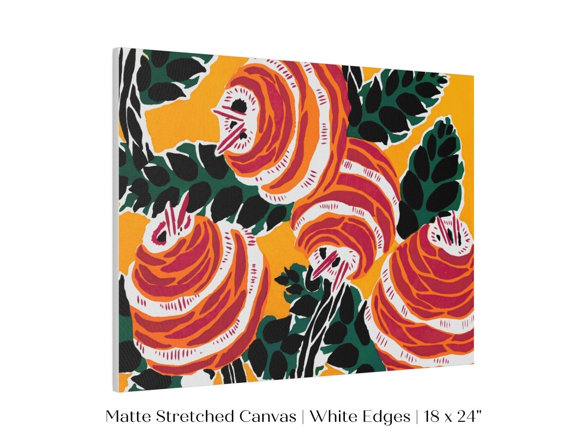 Art Nouveau Floral Stencil Print | Emile - Alain Séguy | P236 - Single Art Prints - Piccolo Fiore Prints