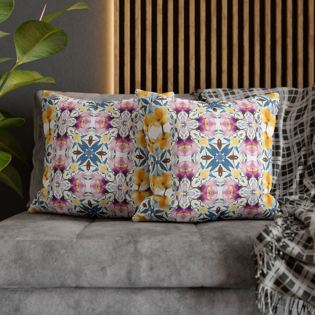Aztec Check | Throw Pillow - Throw Pillow - Piccolo Fiore Prints